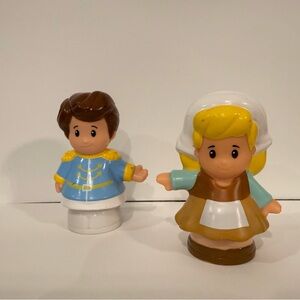 Cinderella Maid Fisher Price Little People Toy + Prince Charming
